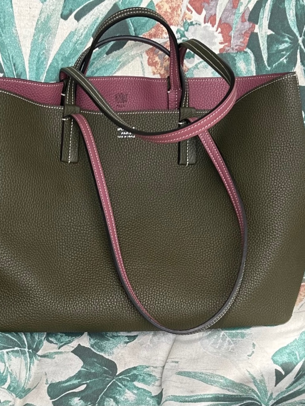 MOYNAT Taurillon Blush Reversible Tote